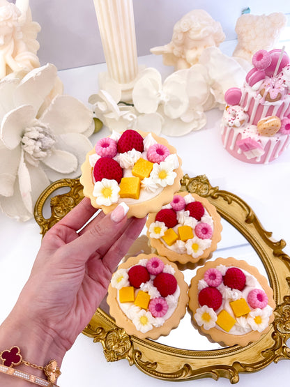 Decorative Fruit Tart Dessert Candle