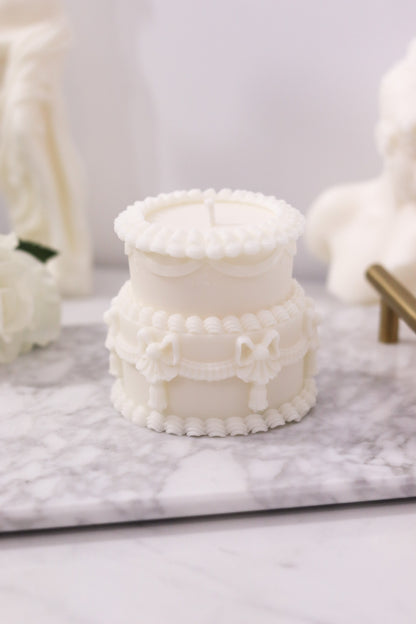 Two Layer Cake Candle