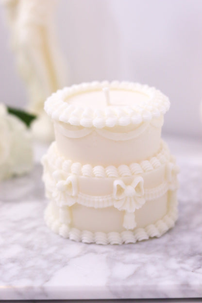 Two Layer Cake Candle
