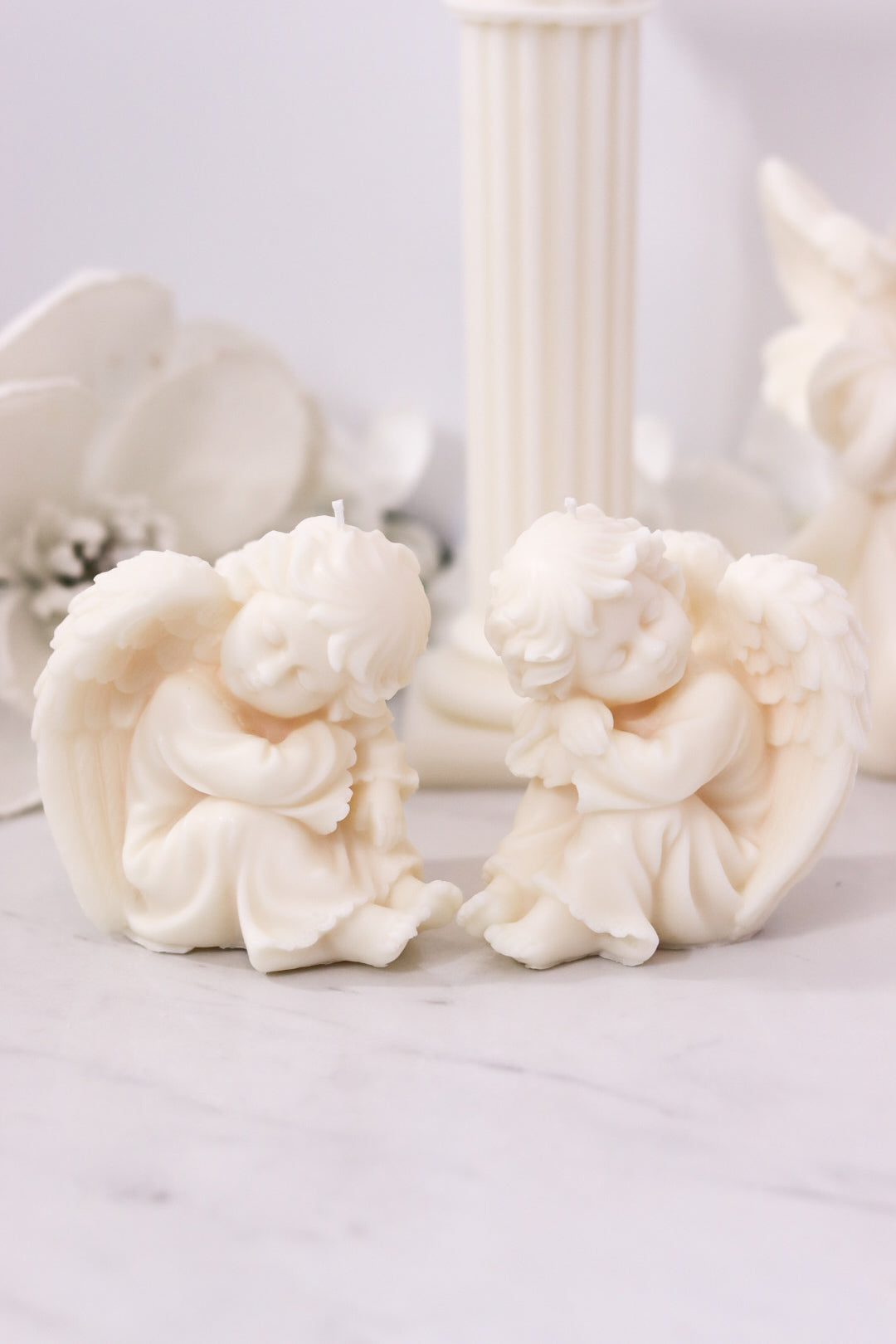 Twin Angel Candle Set