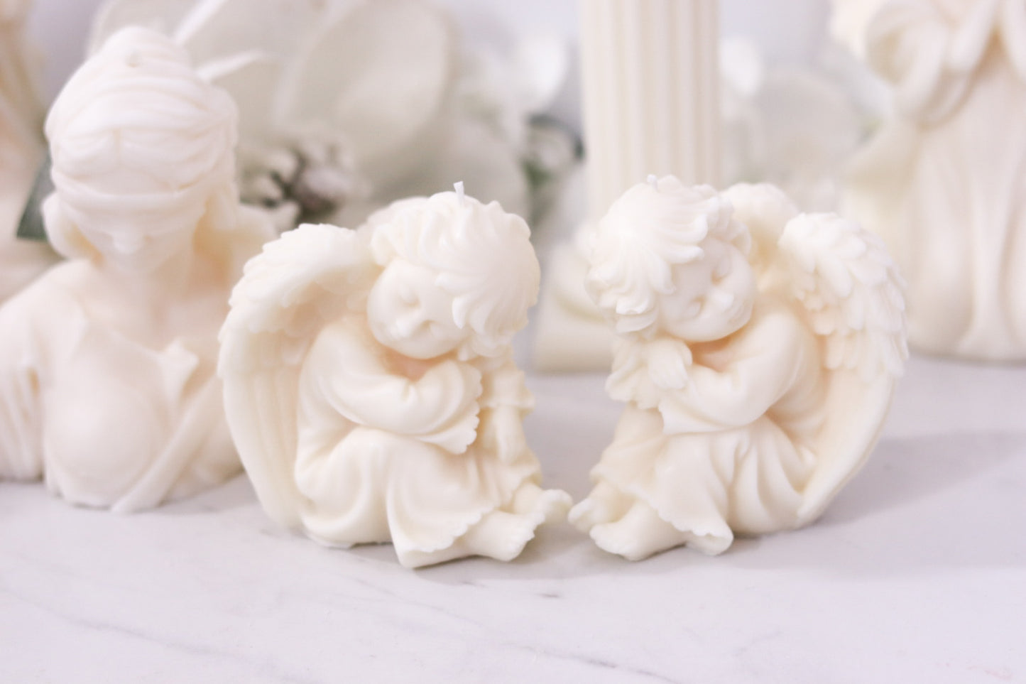 Twin Angel Candle Set