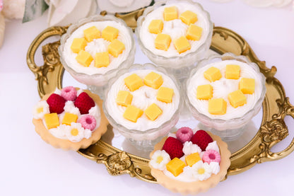 Decorative Fruit Tart Dessert Candle